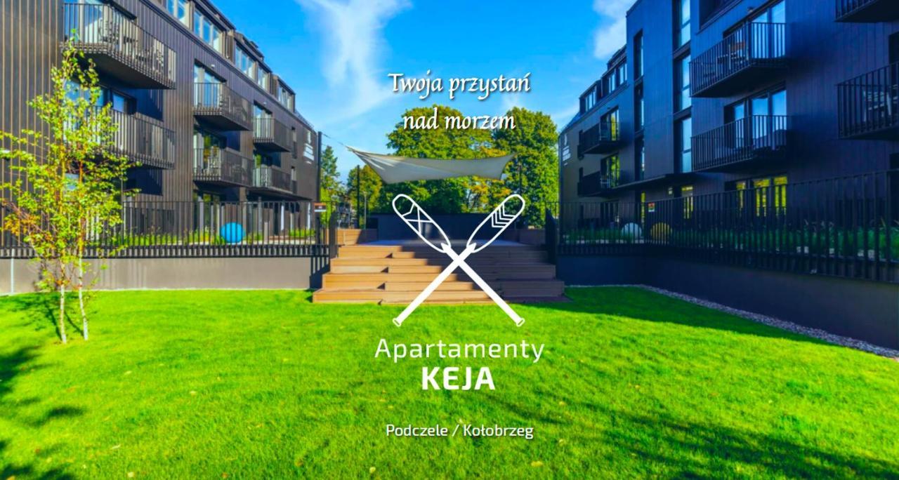 Apartament Morski Keja II Kolobrzeg Podczele ภายนอก รูปภาพ